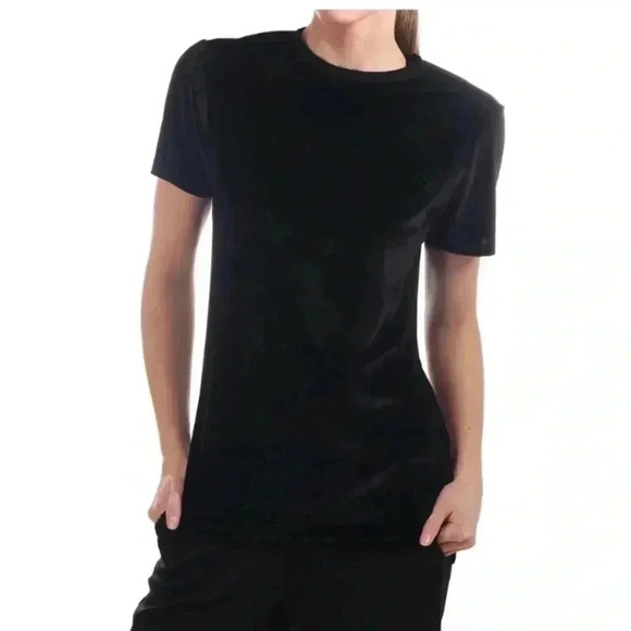 Ted Baker London Hilby Velvet Short Sleeve Tee - Picture 1 of 13